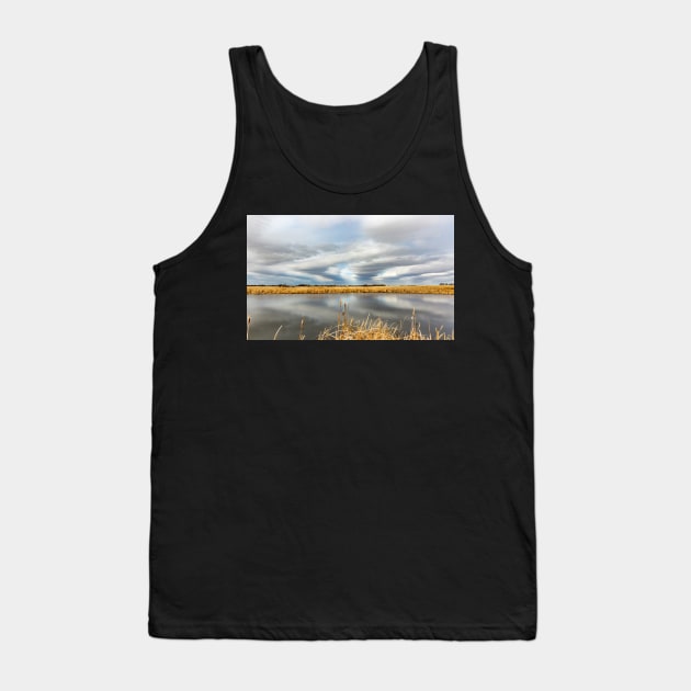 Spring Cloud Reflections Tank Top by saku1997